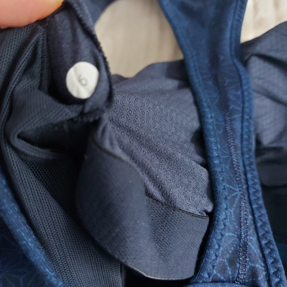 Lululemon Power Up Tank II in Sashiko Star Inkwell Rugged Blue Size 6 - Picture 5 of 6